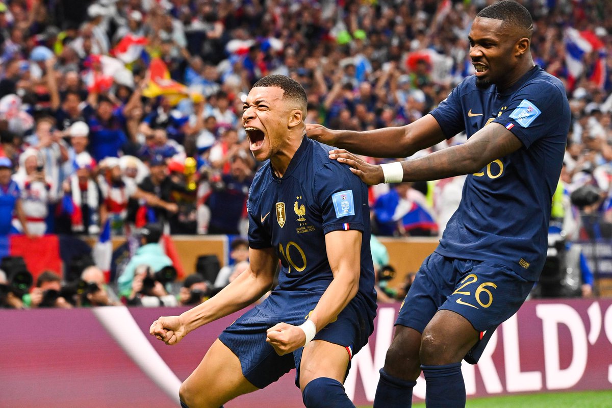 juju 🇫🇷 on Twitter "Bah j’ai juré le 2e but de Mbappe, doublé en 1 minute, le contexte avec mes