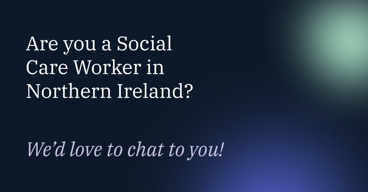Big Motive (@big_motive) on Twitter photo We are working with the <a href="/NI_SCC/">Northern Ireland Social Care Council</a> on a project to better understand how Social Care Workers can be supported in their long-term career.
If you are a Social Care Worker in Northern Ireland, we would love to speak to you!
Click the link below to register👇
docs.google.com/forms/d/e/1FAI… We are working with the <a href="/NI_SCC/">Northern Ireland Social Care Council</a> on a project to better understand how Social Care Workers can be supported in their long-term career.
If you are a Social Care Worker in Northern Ireland, we would love to speak to you!
Click the link below to register👇
docs.google.com/forms/d/e/1FAI…