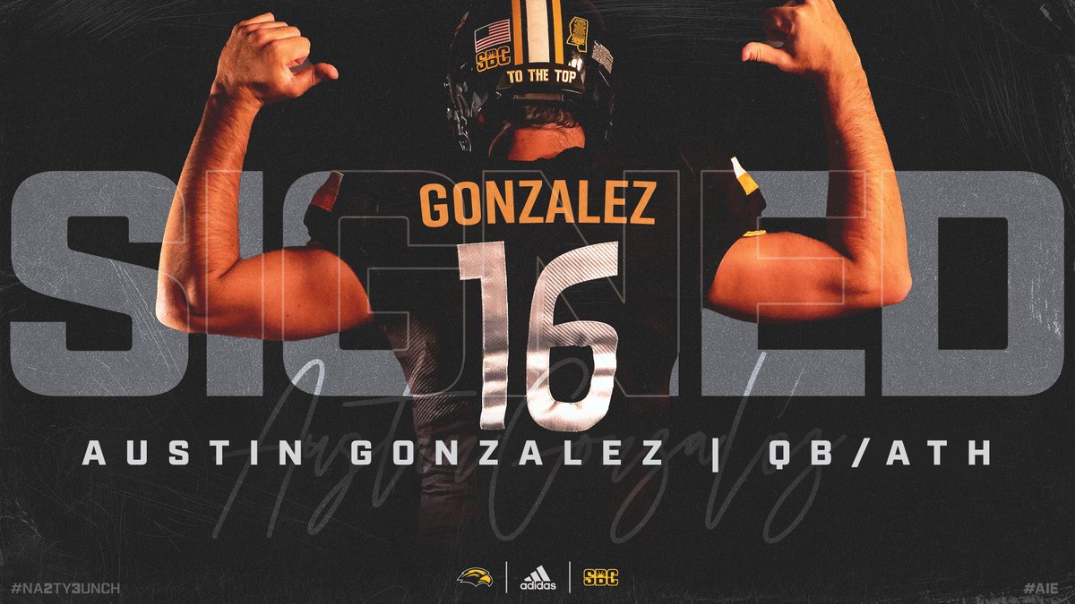 A 𝗤𝗕 + 𝗔𝗧𝗛 ➡️ Mr. Everything 

Welcome to Hattiesburg, <a href="/austin_g_16/">Austin Gonzalez</a> 

#Na2ty3unch | #SMTTT