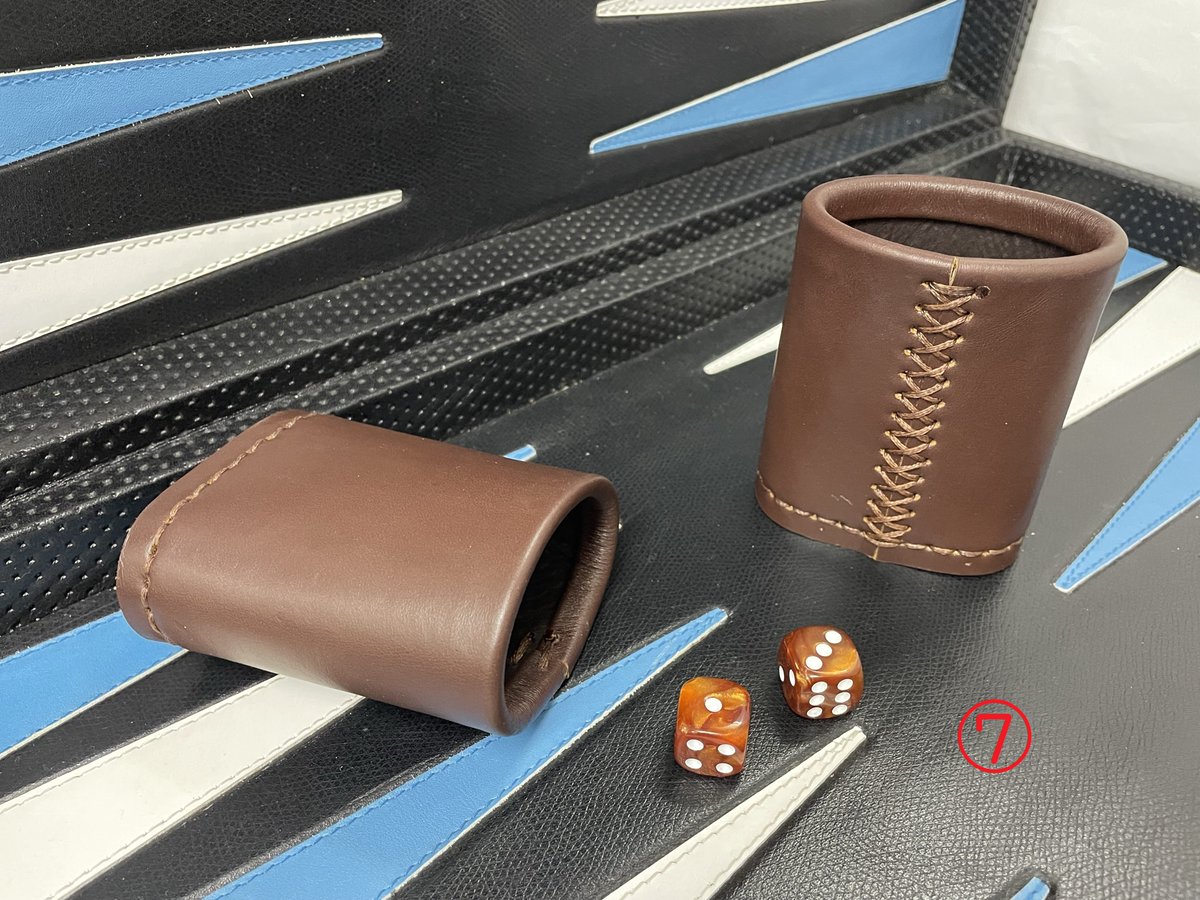 日本バックギャモン協会 on Twitter "本革のダイスカップをアップしました。革を縫い合わせたしっかりとした構造をしており長持ちします