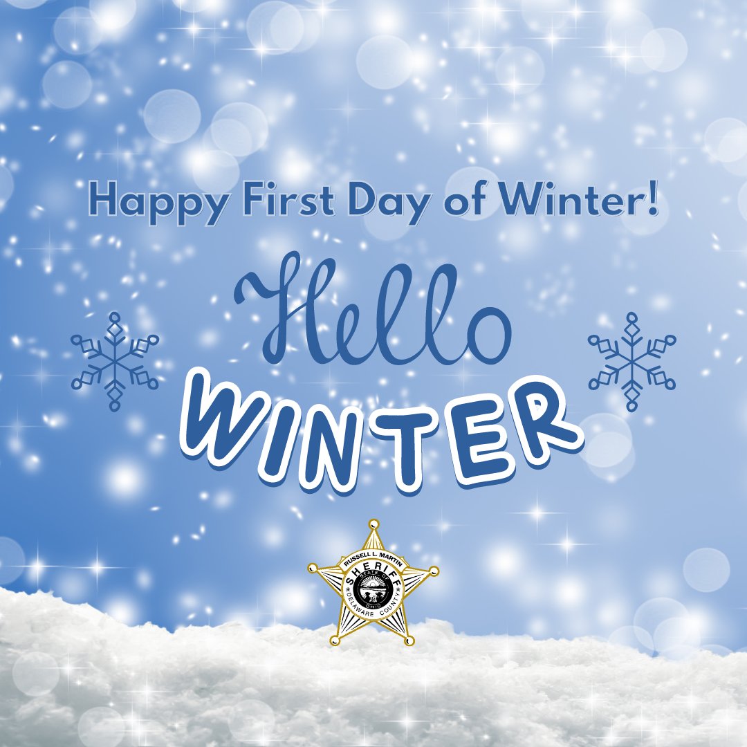 DelCoSheriff's tweet image. Happy First Day of Winter! ❄
Now that the winter is here, now is the perfect time to sign-up to receive alerts in the event there is a snow/ice emergency. 
Simply text &quot;DELCOSNOW&quot; to the number 888777 to register. ❄
#FirstDayOfWinter #SnowAlerts #HelloWinter