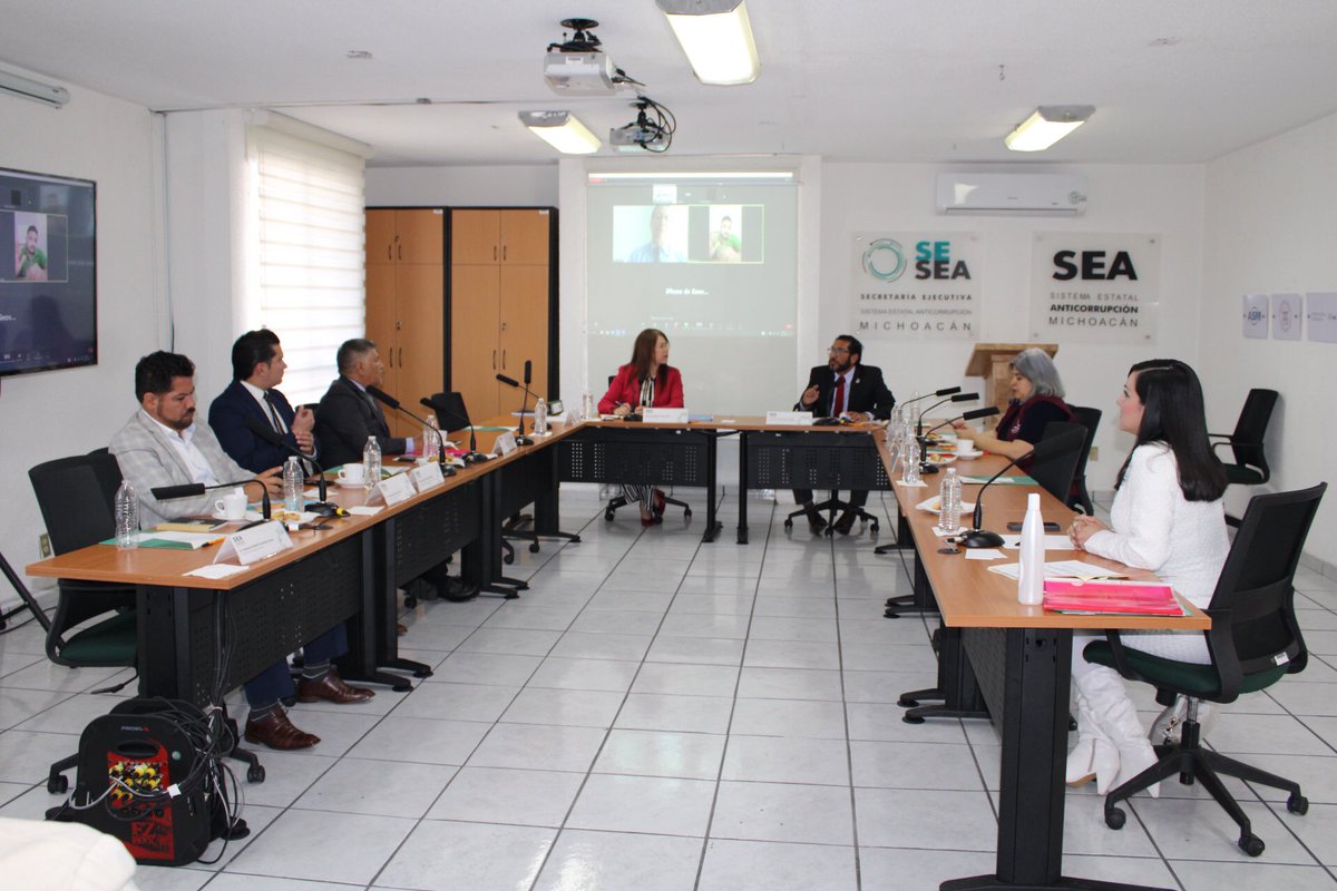 SESEAMichoacan's tweet photo. #NotiSEA
El pleno del Órgano de Gobierno de la Secretaría Ejecutiva del Sistema Estatal Anticorrupción, designó a la Dra. Miryam Georgina Alcalá Casillas, como titular de la Secretaría Ejecutiva del Sistema Estatal Anticorrupción #SESEA https://t.co/0qS2J7FYRO