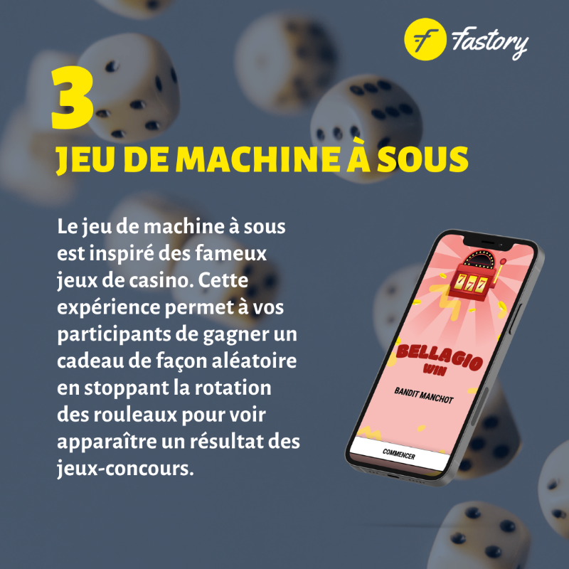 fastory's tweet photo. ✨ Instant Gagnant = résultat immédiat ! 

🎰 Voici 5 idées de jeux-concours Instant Gagnant à créer avec Fastory.

Ce format est idéal pour pour créer un rendez-vous récurrent et engager votre fanbase à rejouer chaque jour. 

#MarketingDigital #SocialMedia #CM #RéseauxSociaux