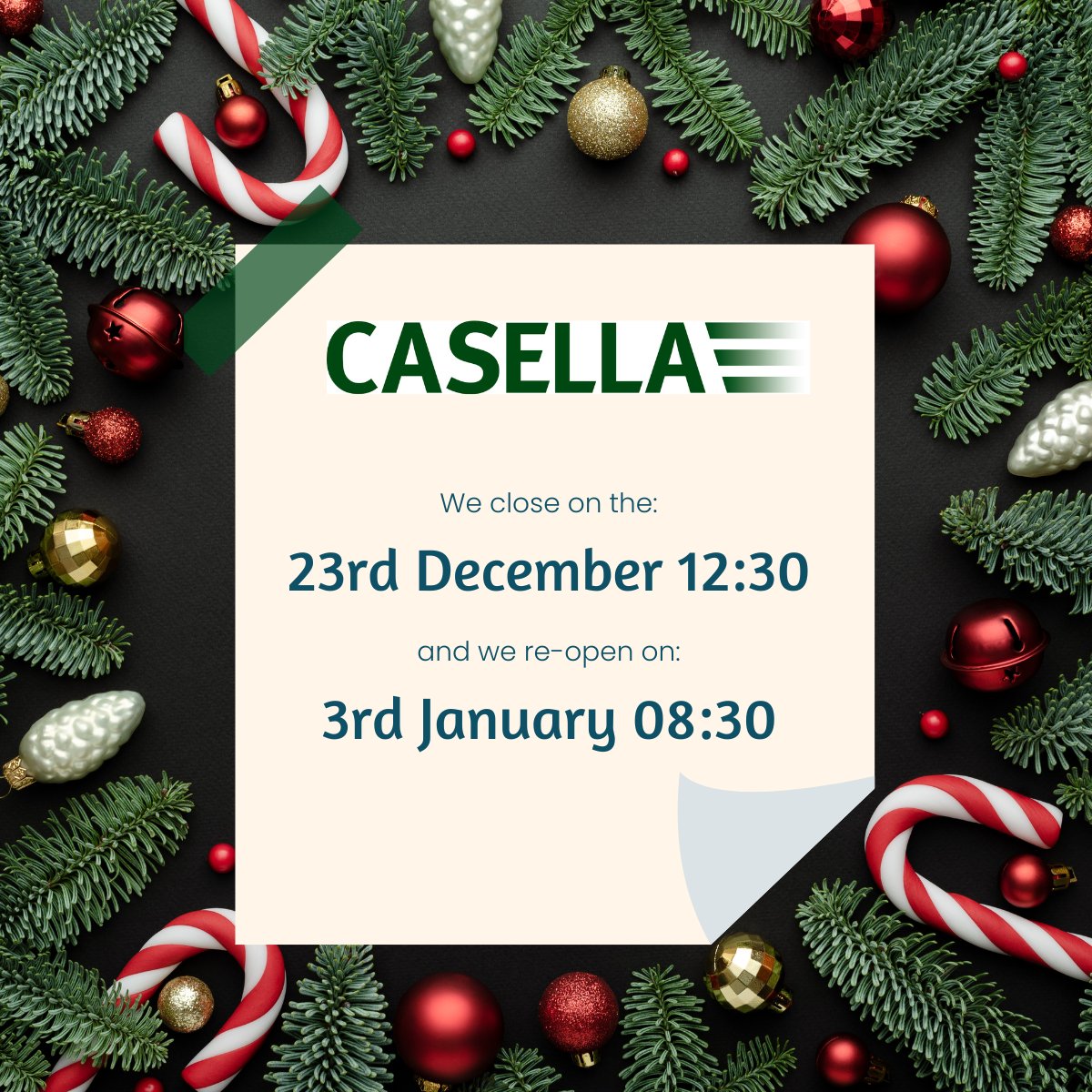 Here are our Christmas opening hours 🎄

We look forward to reconnecting with all our suppliers and customers in the new year as we continue working together for a healthier tomorrow.

🎅 Merry Christmas to all! 🎅

*This post relates to our Bedfordshire, UK HQ Office.