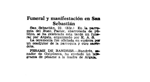 ConsuorF's tweet photo. 8. Y presidido por el anagrama de ETA, interpeló duramente a las autoridades francesas y españolas y comparó a los pueblos judío y vasco. En mismos términos se celebró el funeral organizado por KAS en la catedral del Buen Pastor, seguro que era Bartolo el cura proetarra. https://t.co/J5Fy71mGGH