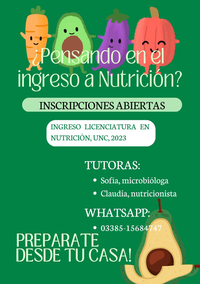 claudia__behm's tweet photo. Me ayudan compartiendo!? 😊
#nuevacordoba #unc #nutricion #ingresonutricion https://t.co/CFrn2H7GWM