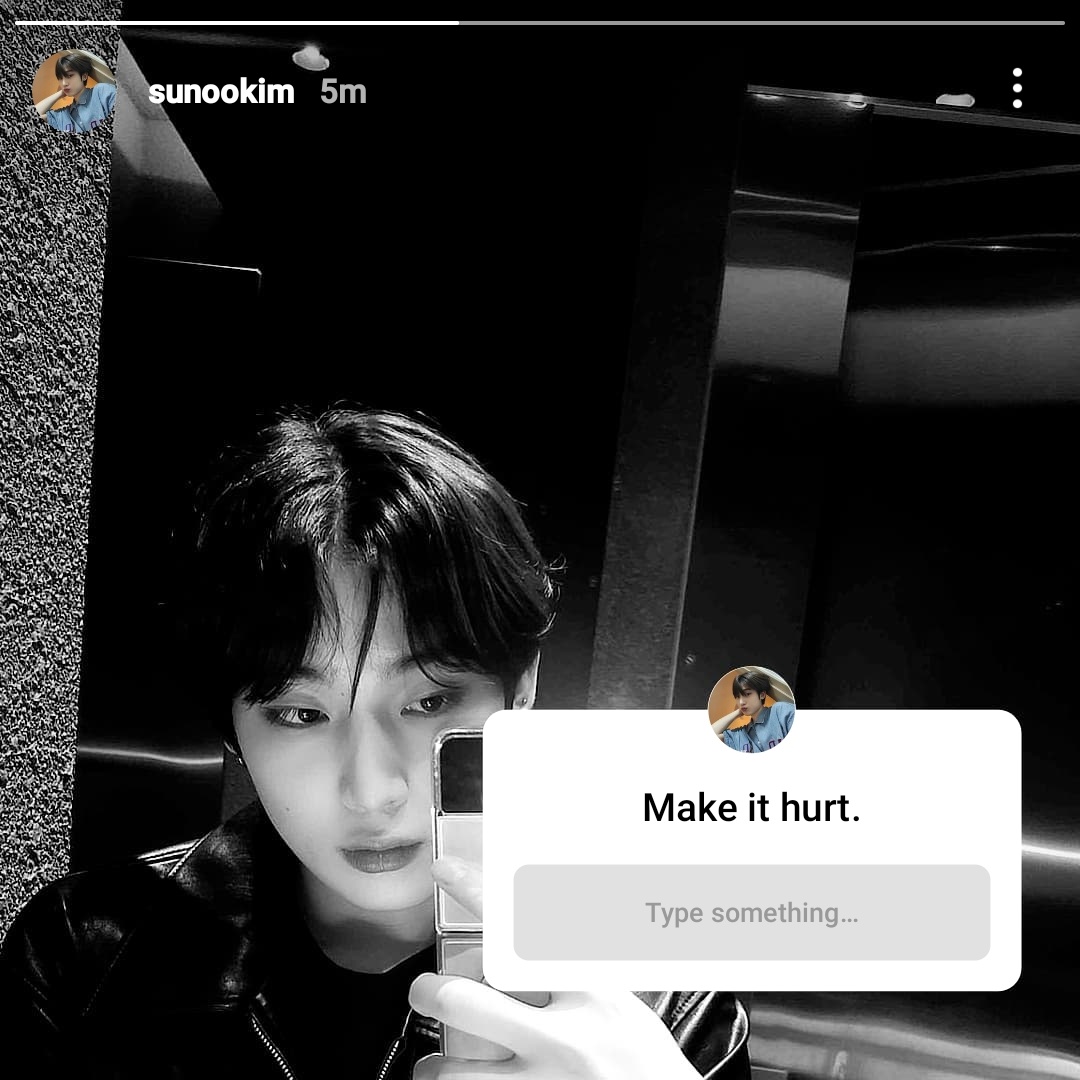 sunagtala's tweet photo. — a #heesun few tweets au.

Make it hurt. https://t.co/CcgzS7u44b