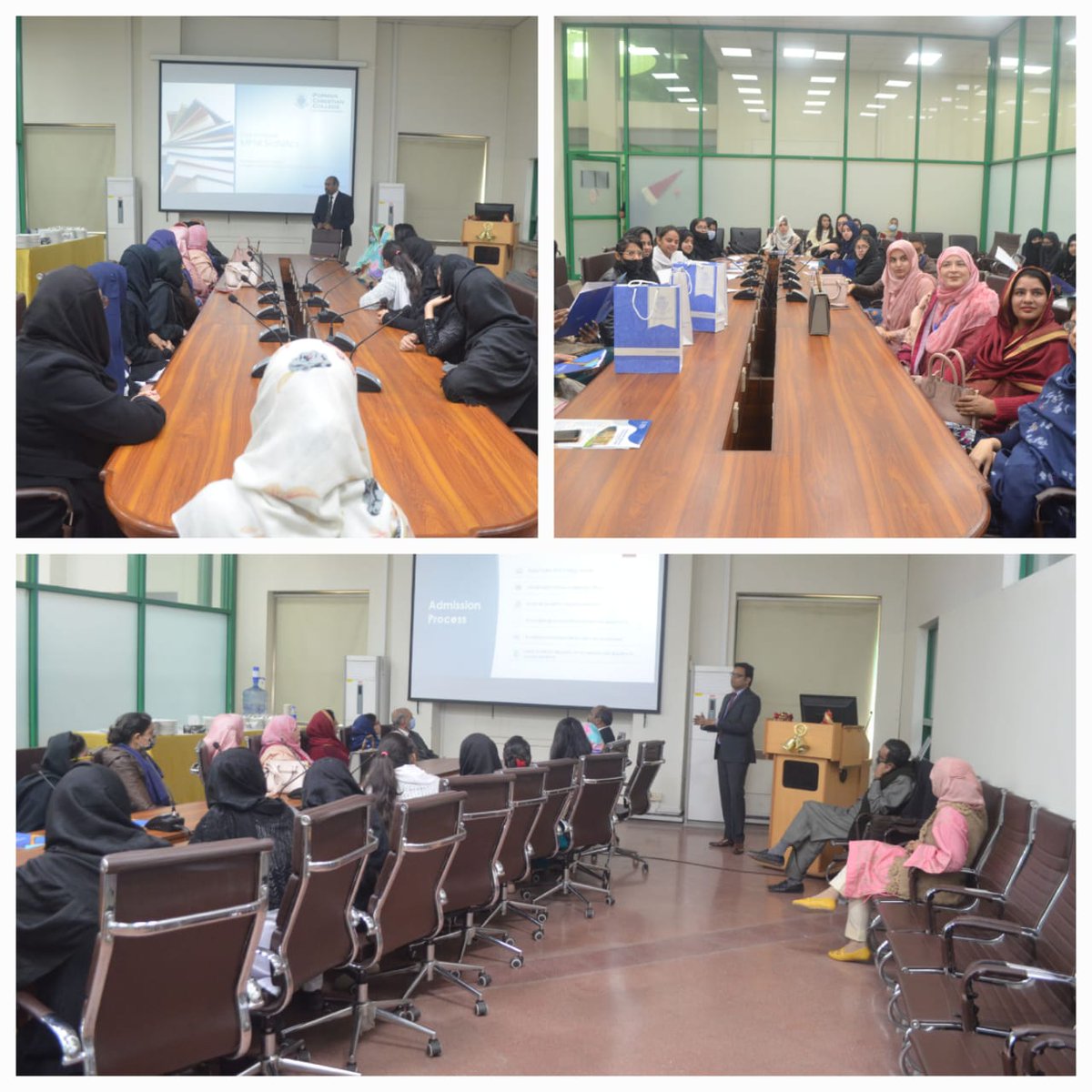 StatisticsFCCU's tweet photo. This outreach activity was an open house for the MPhil in Statistics programme and a campus tour. Students and faculty were informed about the admission process, program and fee structure for the MPhil Statistics program. They learned about FCCU's resources and culture on campus. https://t.co/GvbkqYuaLW