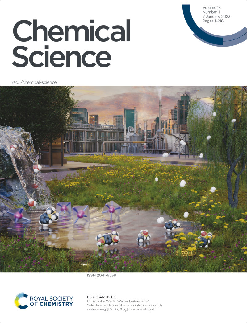 Our new issue is live 🎉 The front cover this week features @WerleLab, Walter Leitner et al.'s latest work on selective oxidation of silanes into silanols with water using [MnBr(CO)5] as a precatalyst 💧 Read it here ➡️ ow.ly/xf9U50M9nLg 📌 @mpicec_press #ChemSciCovers🎨