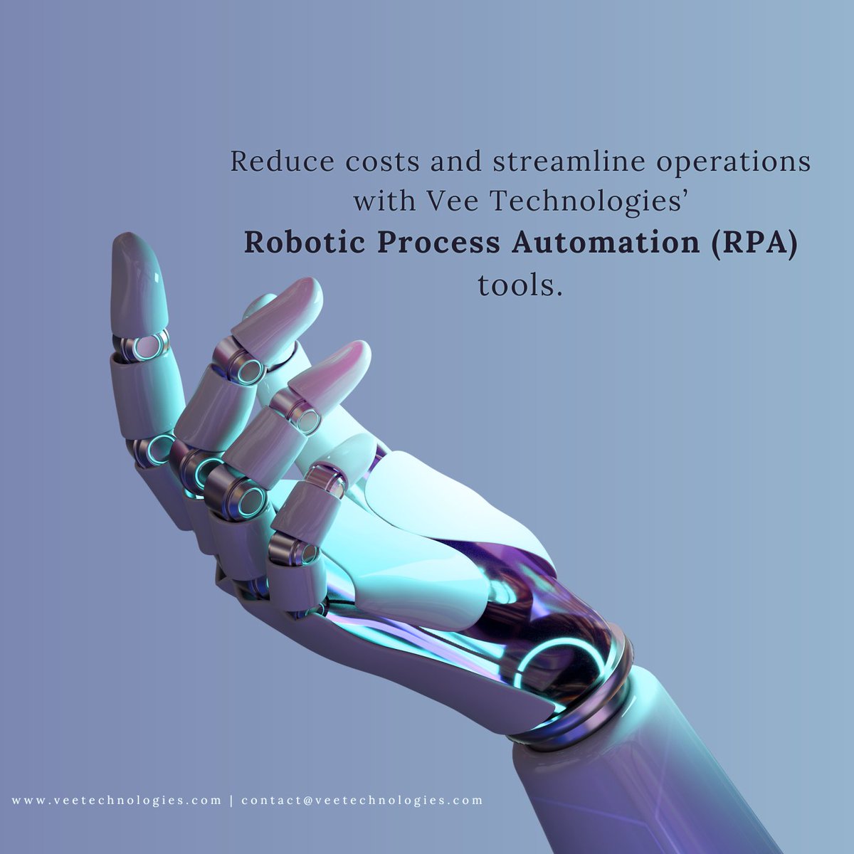 alkira_christ's tweet image. Handle everything from data-driven analytical tasks to redundant routine tasks with greater speed and accuracy with #RoboticProcessAutomation (#RPA) from Vee Technologies.
Visit : bit.ly/2NstDZb
#roboticprocessautomationservices