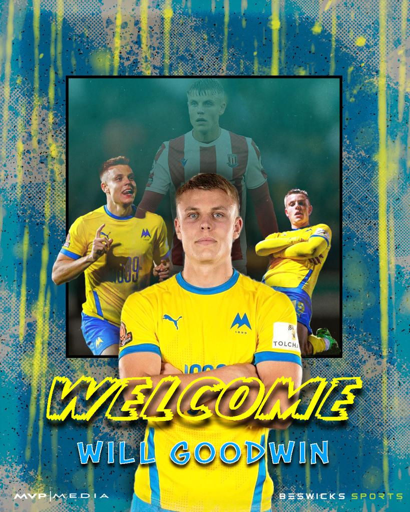 JonHassall75's tweet photo. Really pleased to welcome @stokecity forward &amp; @TUFC1899 loanee @WillGoodwin11 to @BeswicksSports 🤝🏻#TeamBeswicks https://t.co/j5C4R0uL6V