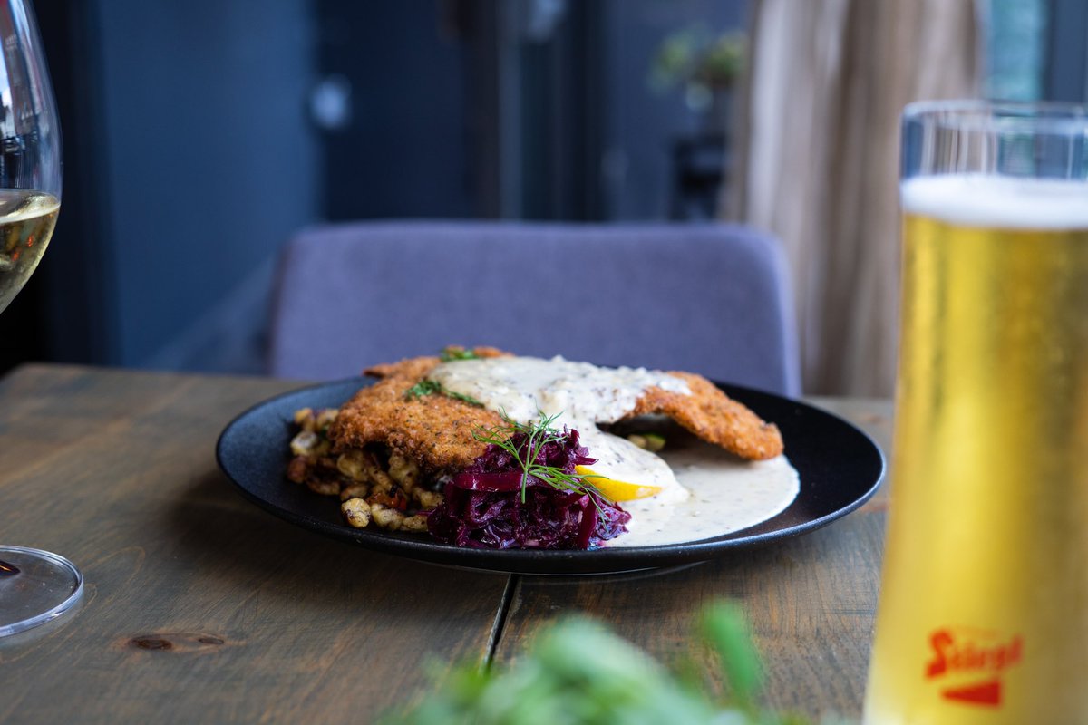 DasLokal's tweet photo. Last call for schnitzel! Grab it before our last day of service on Friday. https://t.co/Epj1HWkdKT