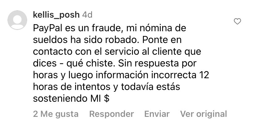GraceVss's tweet photo. @PayPal a mi y muchas más personas le están haciendo lo mismo, retener fondos por seguridad es la excusa para poder robar https://t.co/IxVaidShQw