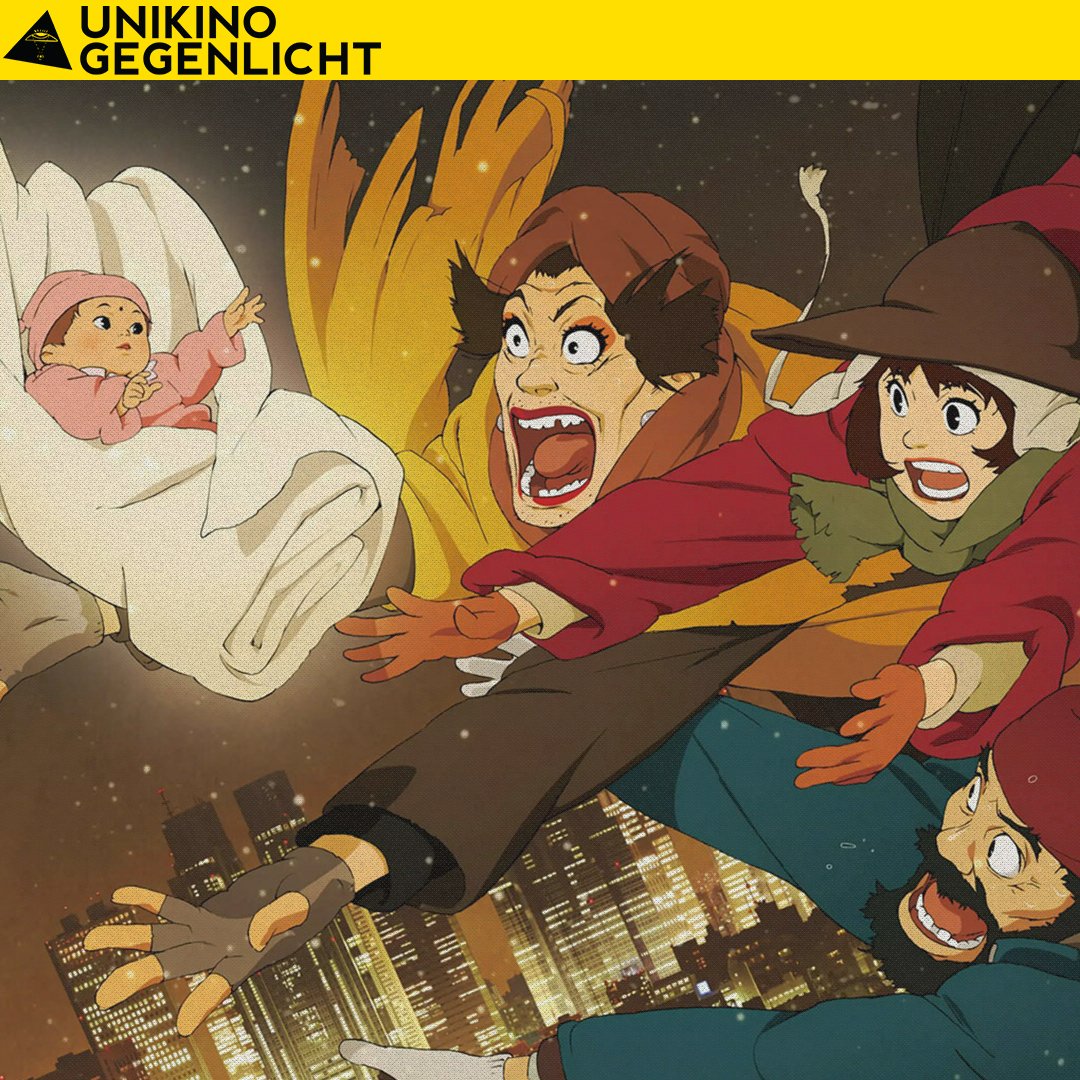 Gönnt euch heute Abend um 20 Uhr den Weihnachtsfilm bei uns mit kostenlosen Keksen und Glühwein. Wir zeigen TOKYO GODFATHERS (ist sogar die deutsche Kinopremiere) und im Anschluss POPCORNKINO 🍿