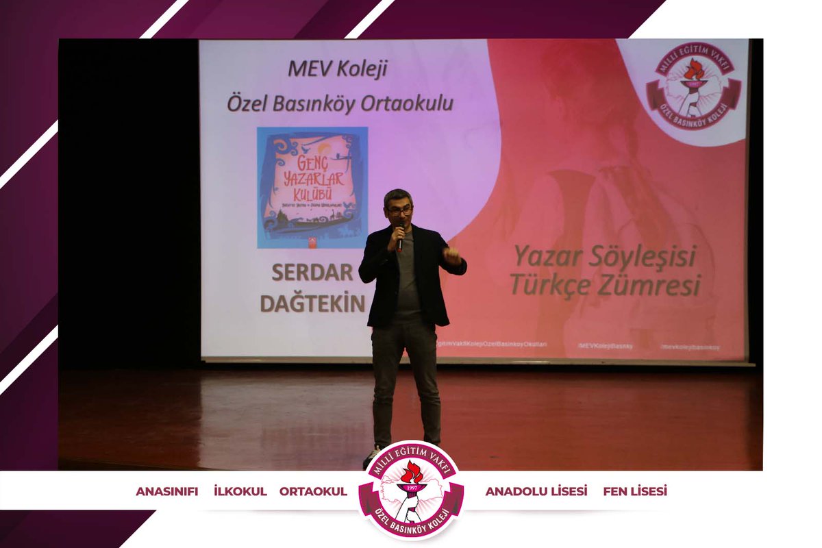 MEVKolejiBasnky's tweet photo. 5. sınıf öğrencilerimiz, Türkçe Zümresinin düzenlediği Yazar Etkinliği kapsamında "Genç Yazarlar Kulübü" kitabının yazarı Serdar Dağtekin ile bir araya geldiler. Yazarımız, yaratıcı yazma etkinliği yaptı, öğrencilerimiz ise merak ettikleri soruları Serdar Dağtekin’e ilettiler. https://t.co/XbKG8OVX9p