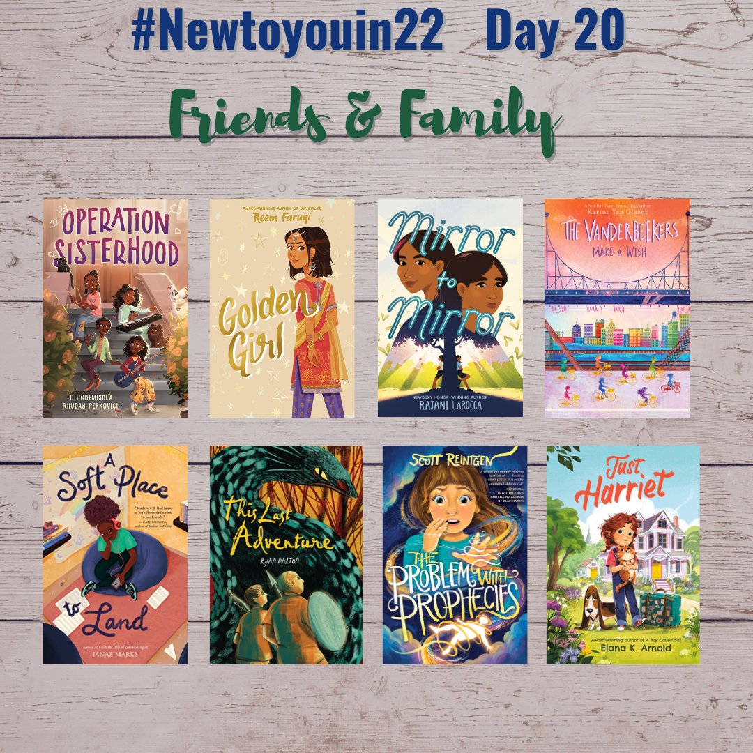 SawyersShari's tweet photo. #newtoyouin22 Day 20: Friends &amp; Family - this is clearly a favorite category for me! All about relationships, they focus on the people that matter most to us! I'm sure I'll be adding many books to my TBR today - @lhnatiuk always has great suggestions! https://t.co/lNjy2N619C
