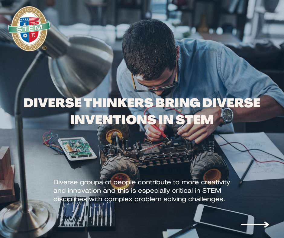 NSTEMHS's tweet photo. Diverse groups contribute to more creativity, which is especially critical in STEM disciplines with complex problem-solving challenges.
Are you looking to inspire innovation "From K to Career"? Visit https://t.co/kBec9i442G!
#nstem #stem
Source: Insight into Diversity https://t.co/fjO9L0MQiH