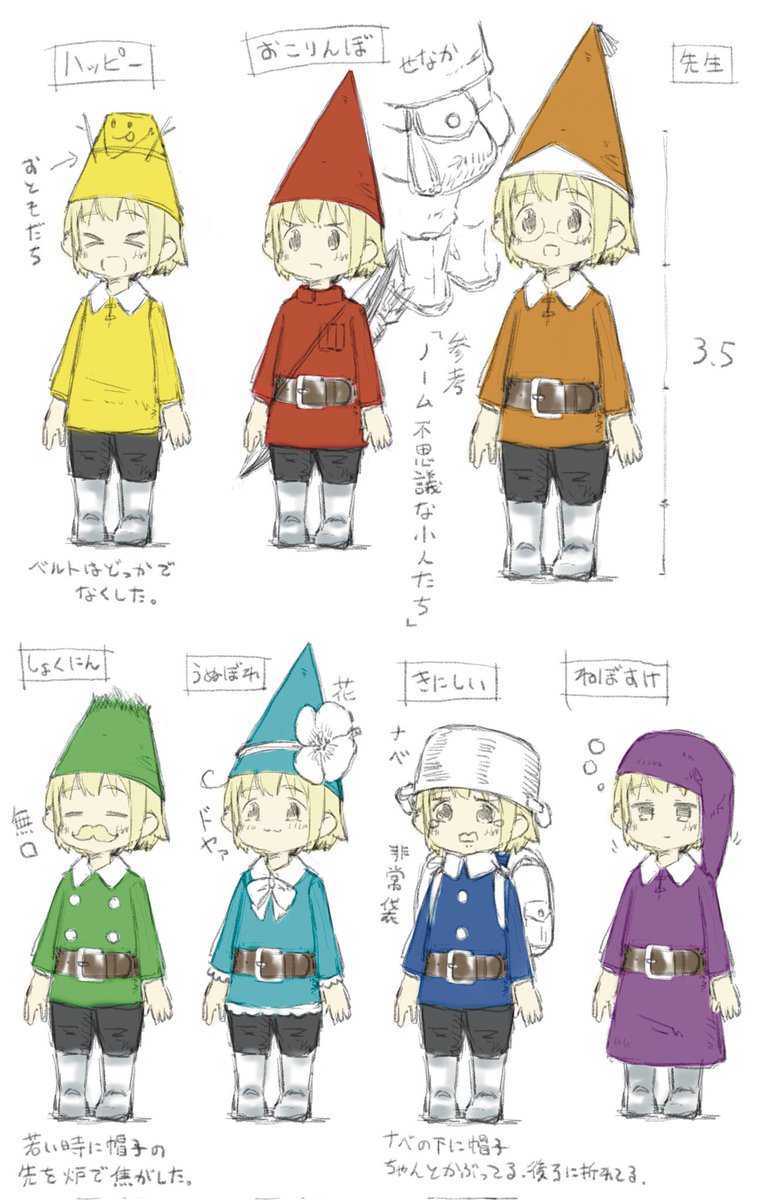 「森に捨てられた赤ちゃんを拾った7人の小人のお話し」6/6 