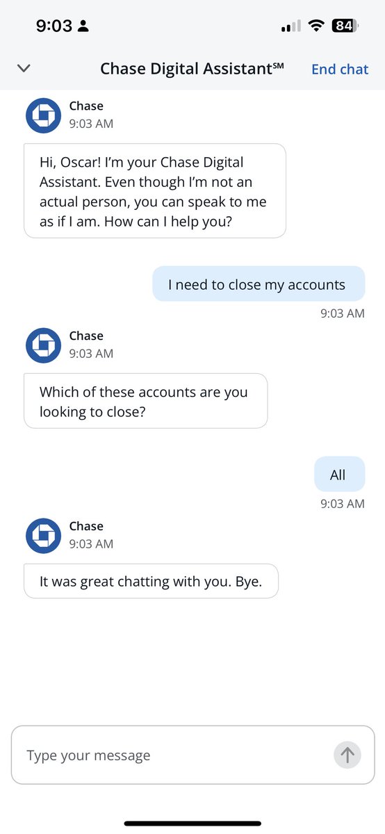 MrOsqui's tweet photo. @Chase really? https://t.co/3oEtHD4Obk