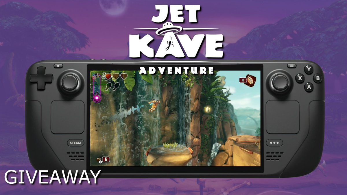 Jet Kave Adventure is the perfect platformer for your Steam Deck this holiday and with 70% off for the winter Sale it's not to be missed. PLUS - @7lvls have given us 10 keys to give away as well on Twitter and 5 on YouTube. Retweet = 1 Entry Like = 1 Entry youtu.be/jiZ5lXSn8i0