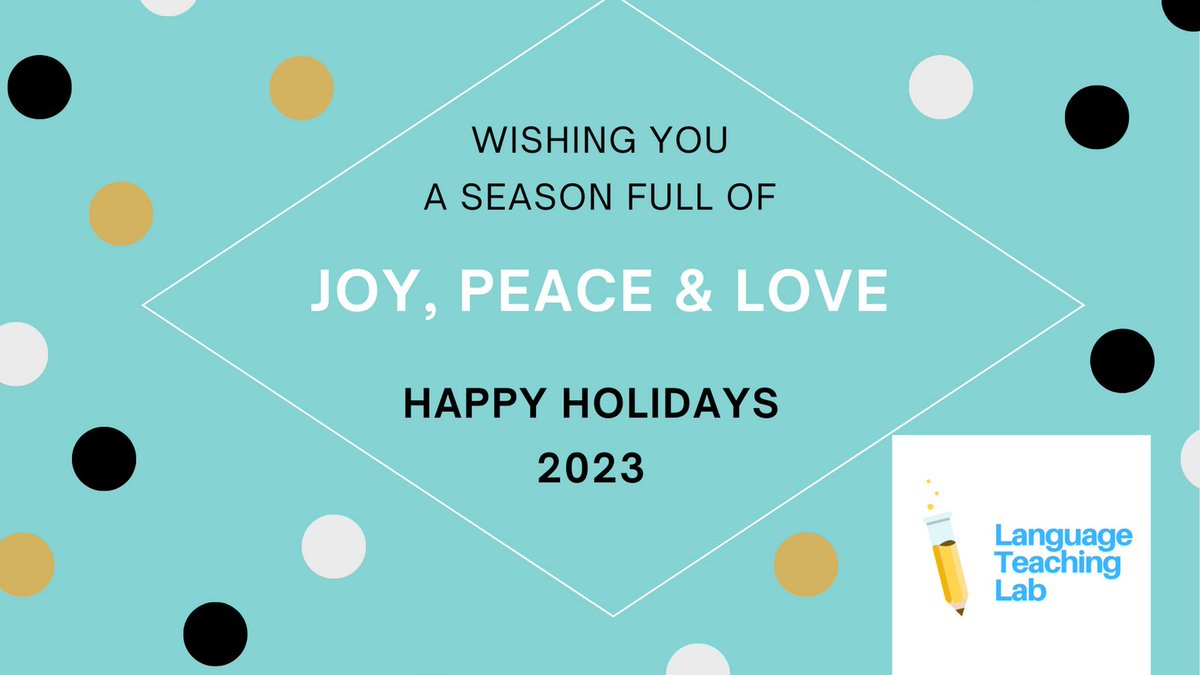 LangTeachingLab's tweet photo. Thank you for your support during 2022!
#LanguageTeachingLab https://t.co/TciSiB5rrH