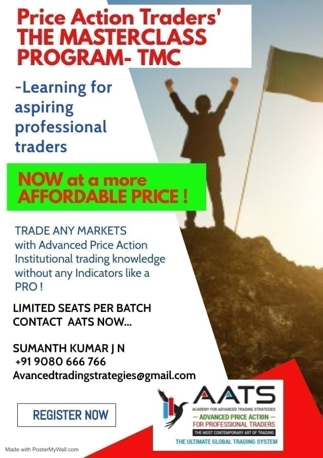 AdvPATrader's tweet photo. FEW SEATS LEFT! HURRY BY DEC-2022

FOR THE 2023 FIRST BATCH OF 
THE MASTERCLASS PROGRAM
      
LIMITED SEATS PER BATCH
  
📱+91 9080666766 
✉️Advancedtradingstrategies@gmail.com
SMS/CALL US with your Name, City, Contact No &amp; Email address https://t.co/2llIO4J9zO