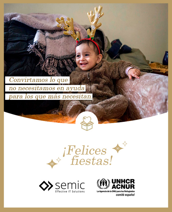 ✨ ¡Felices Fiestas de parte de todo el equipo de SEMIC! ✨
Tenemos mucho que agradecer. Tenemos mucho que ofrecer.
Felices Fiestas y feliz año.