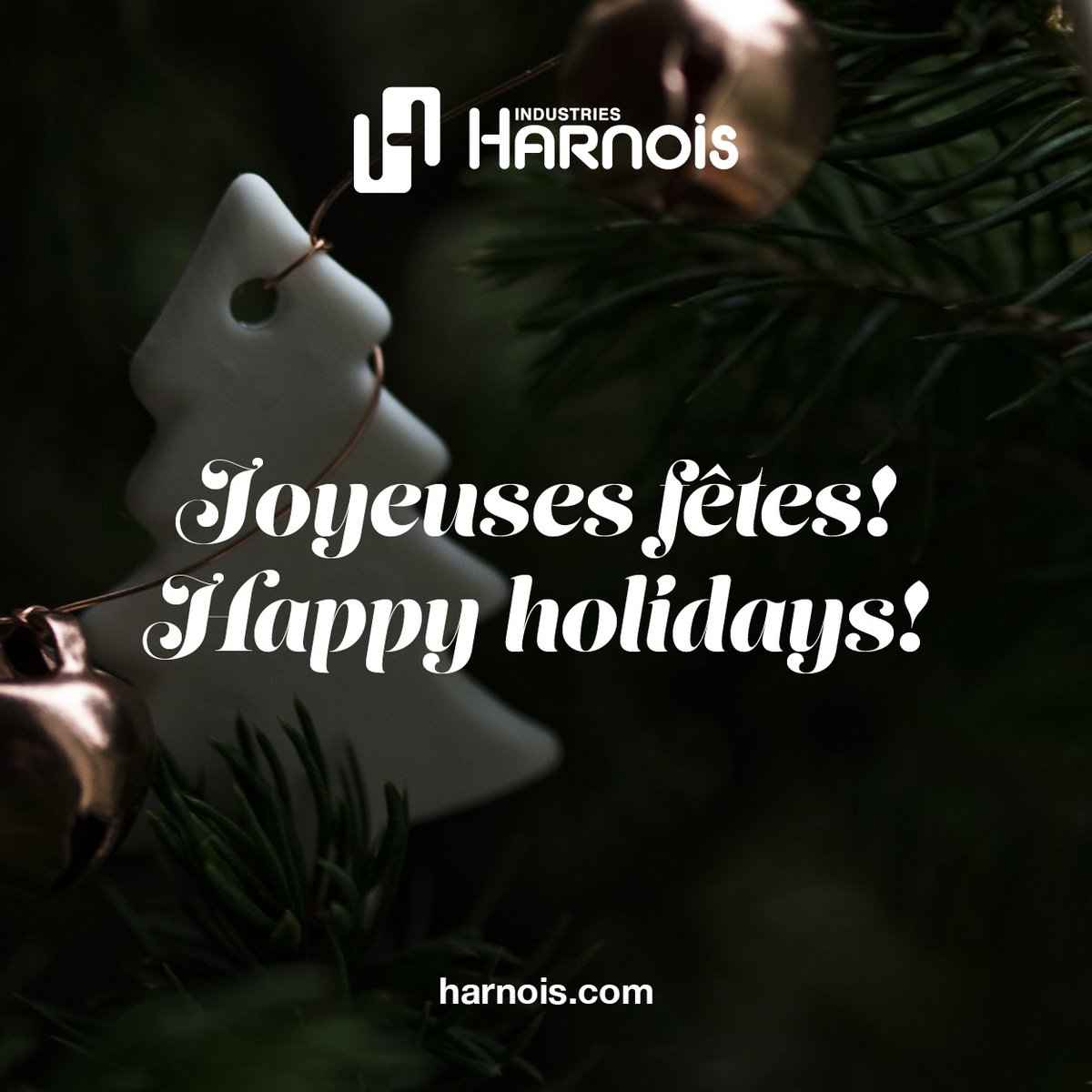 L'équipe des Industries Harnois vous souhaite un heureux temps des fêtes! ✨🎅

Les Industries Harnois wishes you a happy holiday season! ✨🎅
