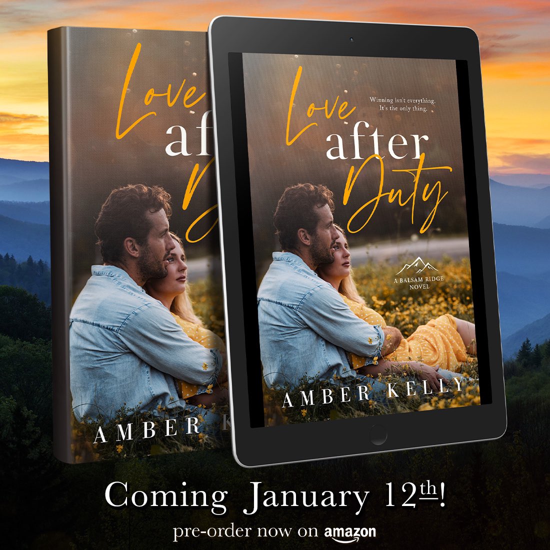LOVE AFTER DUTY by Amber Kelly releases on January 12th! We are thrilled to share the cover with you!
Pre-order Your Copy Today!
mybook.to/loveafterduty