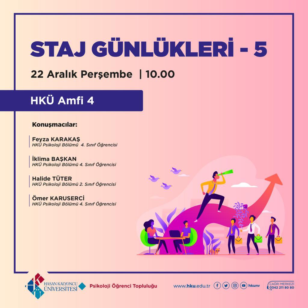 psktoplulugu's tweet photo. Psikoloji Topluluğu olarak bu yıl farklı kurumlarda staj yapmış olan arkadaşlarımızın deneyimlerini paylaşacağı, 5. Staj Günlükleri’ni gerçekleştirecek olmanın mutluluğunu yaşıyoruz. 🥳    @hkunv @hkupsikoloji @TurkayDereli https://t.co/ACsxKx3S33