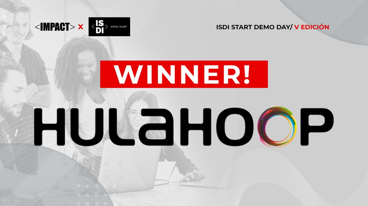 ISDIacc's tweet image. Enhorabuena al equipo de #HULAHOOP por ganar el #demoday de la V edición de #ISDIStart (La incubadora de proyectos para alumnos de @ISDI_edu y #xISDI) Una plataforma descentralizada todo en uno para la industria del #entretenimiento. Estamos deseando ver vuestros próximos pasos🚀