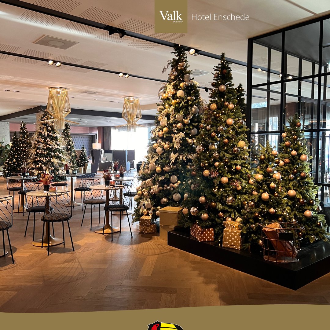 Ons hotel is al helemaal in de kerstsfeer. Kom genieten in Van der Valk Hotel Enschede 🎄❄️ #vandervalkenschede