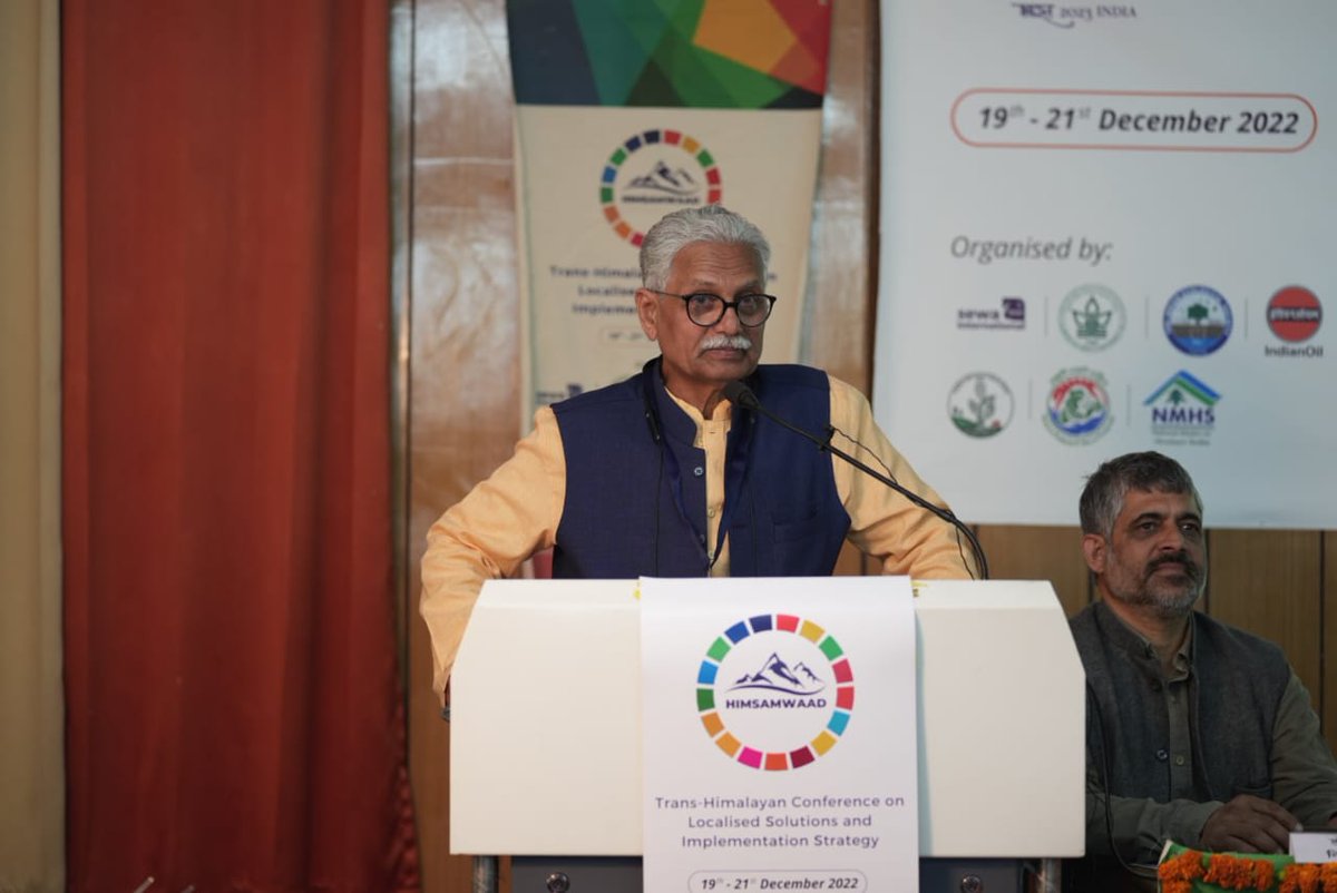 Sewa_Intl's tweet photo. “The intensity of your emotions has to be passed on to more people. So that the journey of change continues in the Himalayan region.”
Shyam Parande (Secretary General, Sewa International)
#HIMSamwaad2022 #SDGs #TransHimalayan #SewaInternational #G20 @Nauniuniversity https://t.co/OUubs0Z7ry