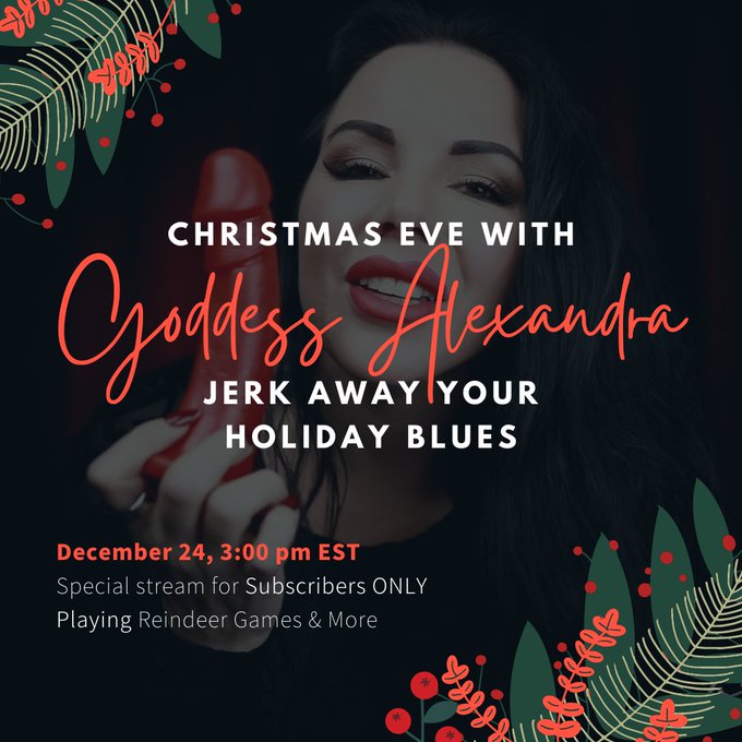 I'm hosting a Special Christmas Eve Livestream this Saturday at 3pm EST!  🎄🎄 Subscribers ONLY🎄🎄 https://t<a href="/tag/mytwitteranniversary"class="tags"><span>#mytwitteranniversary</span></a>