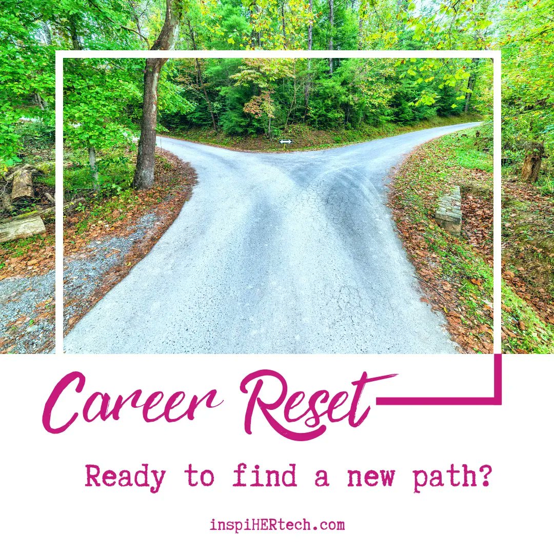 Is it time to make a change in your career?  Join Career Reset and join other like-minded women tech leaders reimagining their careers.  Learn more:  buff.ly/3B8RPtD  #womenintech #careeradvice
