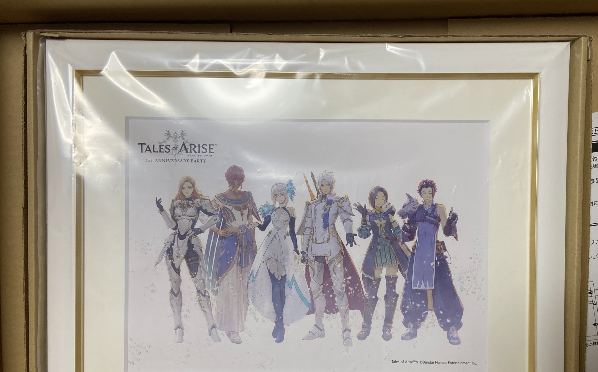 Tales of ARISE テイルズオブアライズ キャラファイングラフ 1周年