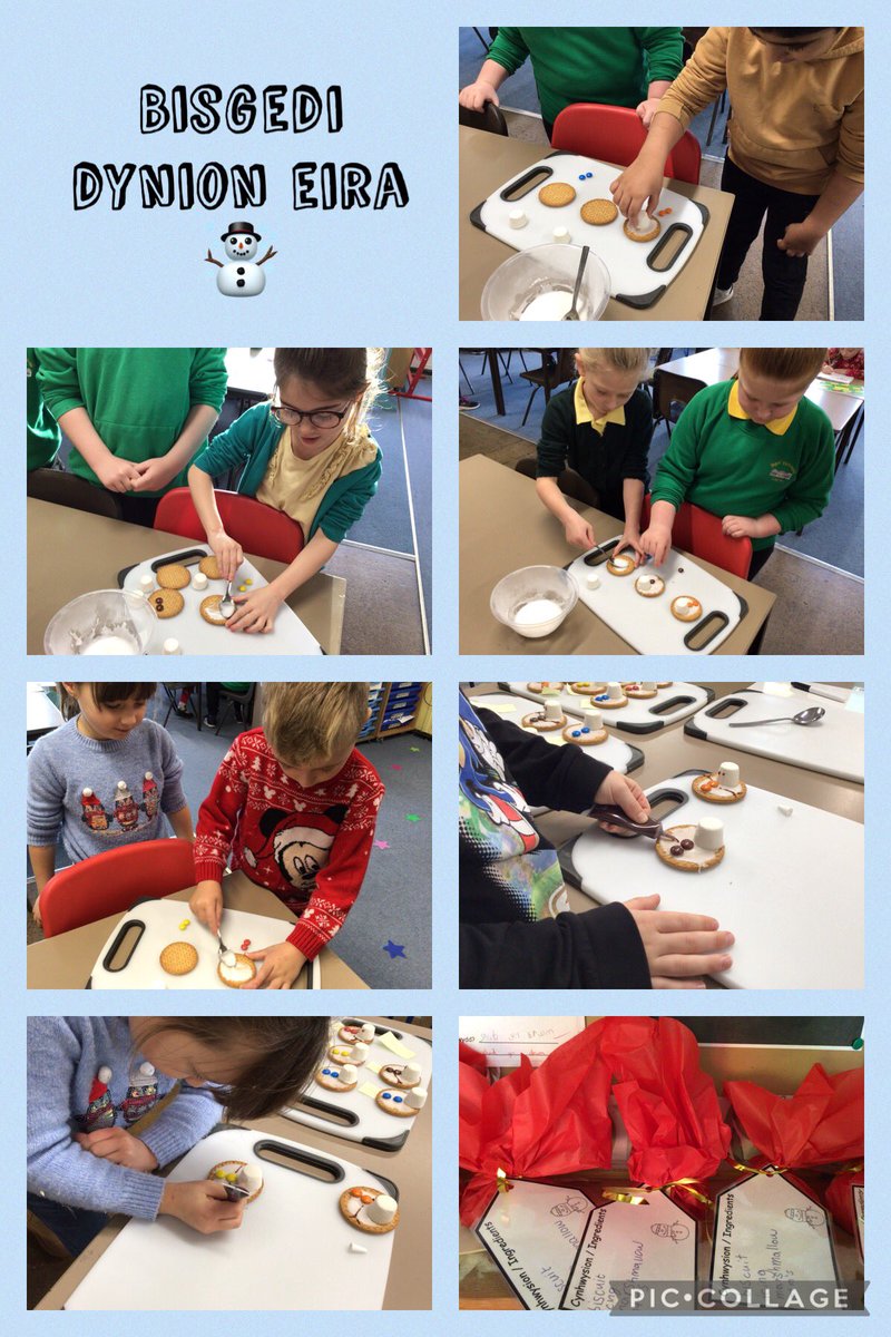 YsgolCarwe's tweet photo. Blwyddyn 2 a 3 yn addurno bisgedi dynion eira ☃️ #toddi
Years 2 and 3 decorating their snow men biscuits #melting
#pedwarcwsgifynd https://t.co/smuUWx75Nu