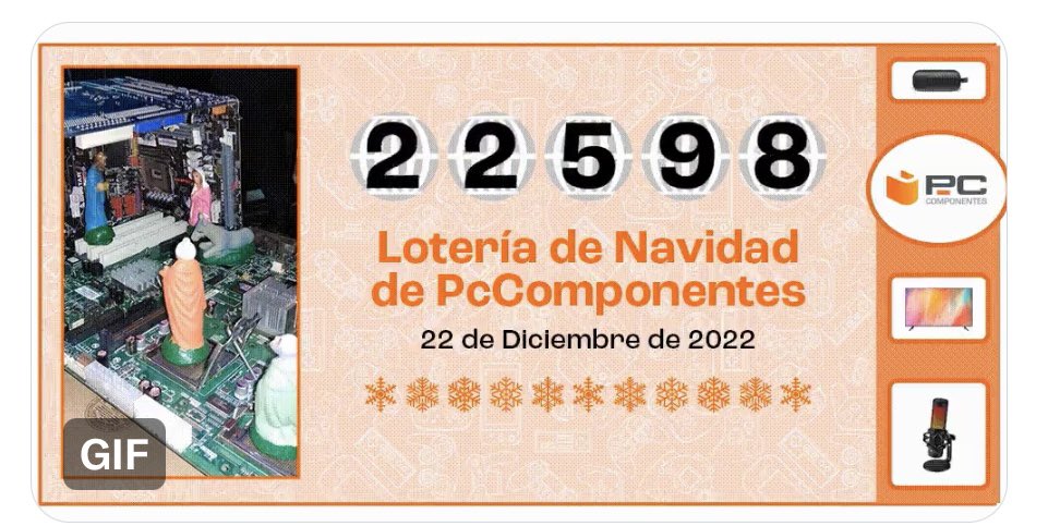 el_canaya's tweet photo. @pccomponentes #LaSuerteConPcComponentes 22598 https://t.co/It6KeLGsJb