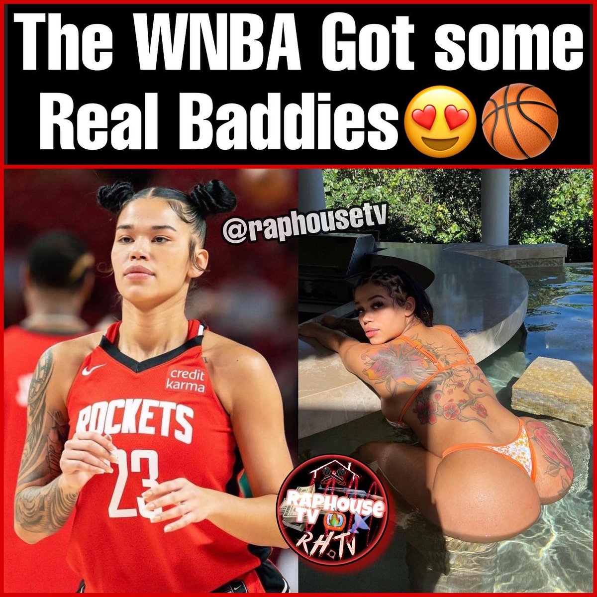 raphousetv2's tweet image. The WNBA Got Real Baddies🔥🥰😍