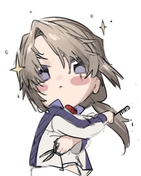 息抜きにこの前描いたみなしろくん塗った 