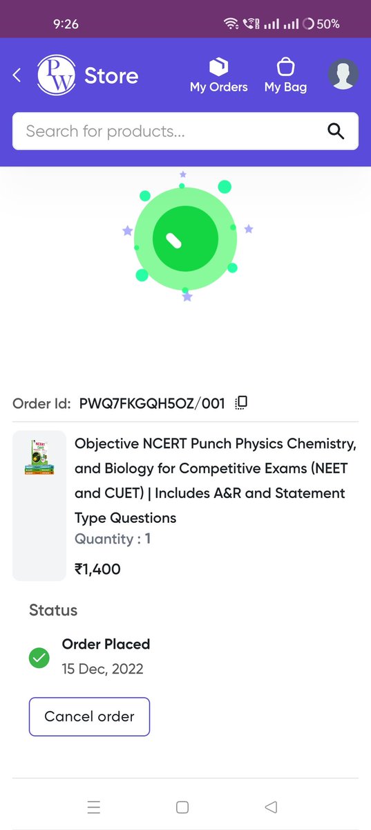 farazalam007's tweet photo. @PhysicswallahAP 
Sir , I ordered NCERT PUNCH books 1 week ago , but no message or status was received till now. 
There is no status that how much time it will take to reach me.
There is no tracking number,
Kindly do the needful. https://t.co/8m2Sc6Qjdf