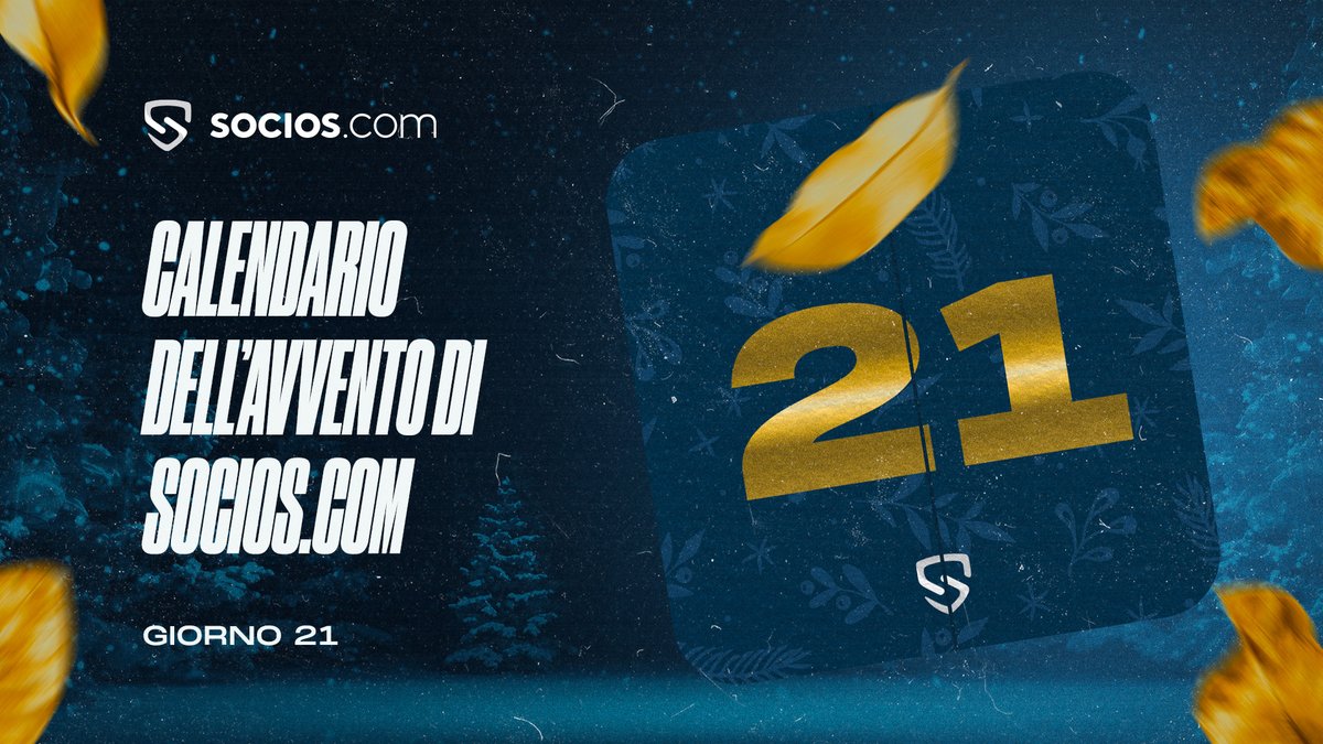 Socios.com Italia (@sociositalia) on Twitter photo Casella numero 2️⃣1️⃣del Calendario dell'Avvento:
Vinci una maglia degli <a href="/Azzurri/">Nazionale Italiana ⭐️⭐️⭐️⭐️</a> 2021/22 🇮🇹
☑️ Segui <a href="/SociosItalia/">Socios.com Italia</a>
☑️ Retweet
Hai tempo fino alle 15:59 di domani ⏳ Casella numero 2️⃣1️⃣del Calendario dell'Avvento:
Vinci una maglia degli <a href="/Azzurri/">Nazionale Italiana ⭐️⭐️⭐️⭐️</a> 2021/22 🇮🇹
☑️ Segui <a href="/SociosItalia/">Socios.com Italia</a>
☑️ Retweet
Hai tempo fino alle 15:59 di domani ⏳