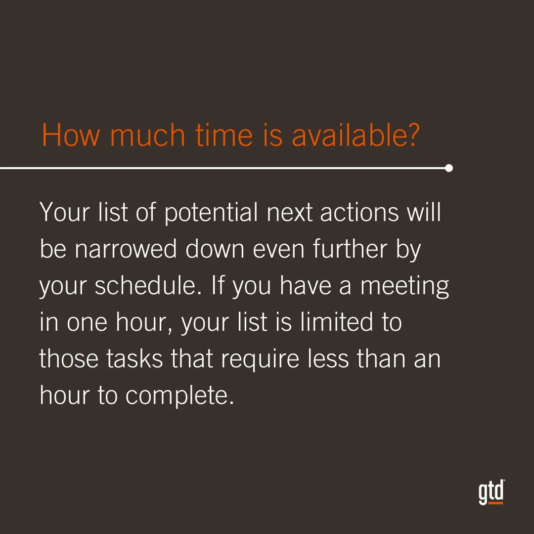 gtdfocus's tweet image. 4 ways to improve your decision making when choosing what next actions to pursue. #gettingthingsdone #decisionmaking #nextactions