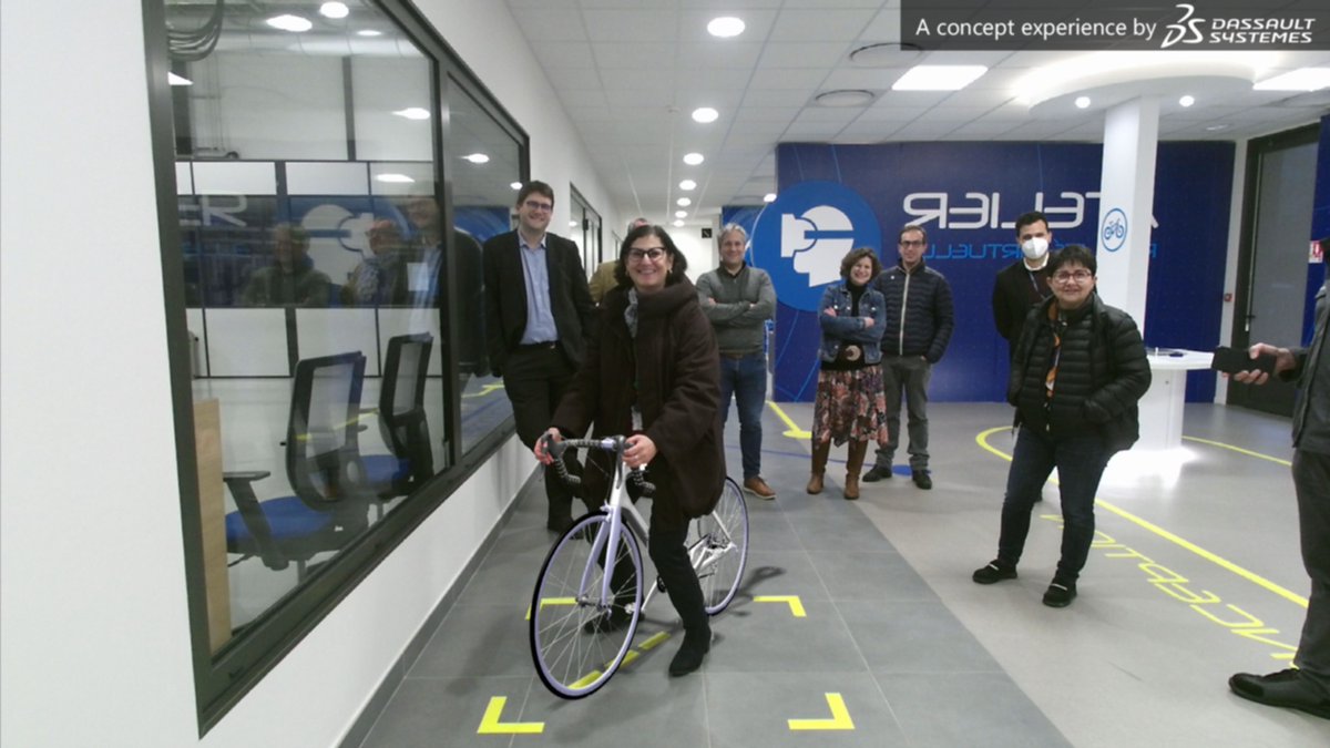 bikEpic3DS's tweet photo. I tried a bike in #AugmentedReality during the experiential track at #CampusFab. Come and try this #3DCustomization #3DEXPERIENCE and learn how #IndustrieDuFutur bridges experience and on-demand manufacturing. A #ConceptExperience by @3DSfrance's #3DEXPERIENCELab https://t.co/A3juqvcO96