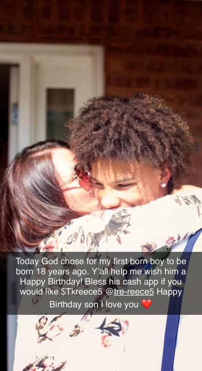 Happy 18th Birthday son. We love you ❤️ <a href="/TreReece5/">Tre Reece</a>