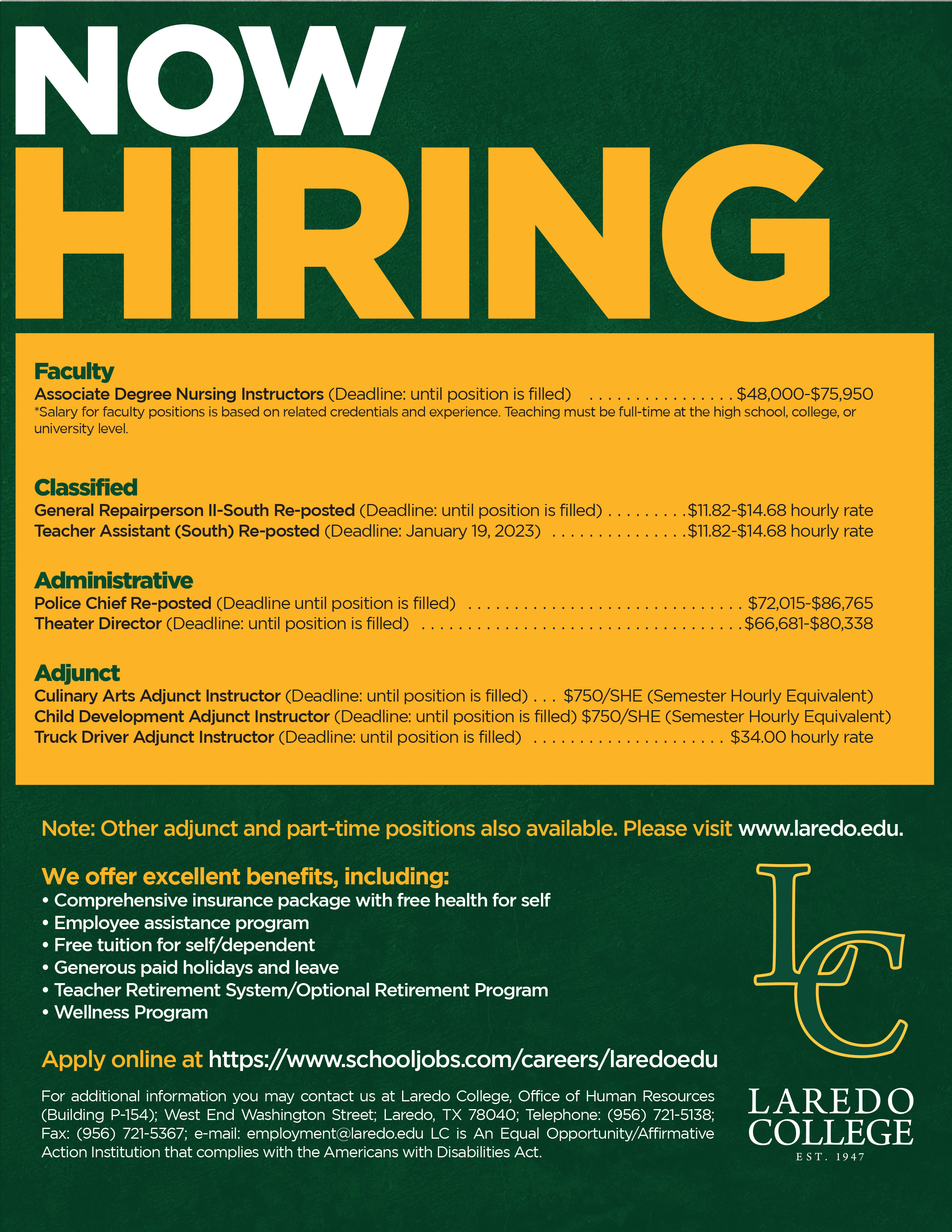 Laredo College (laredopalominos) / Twitter