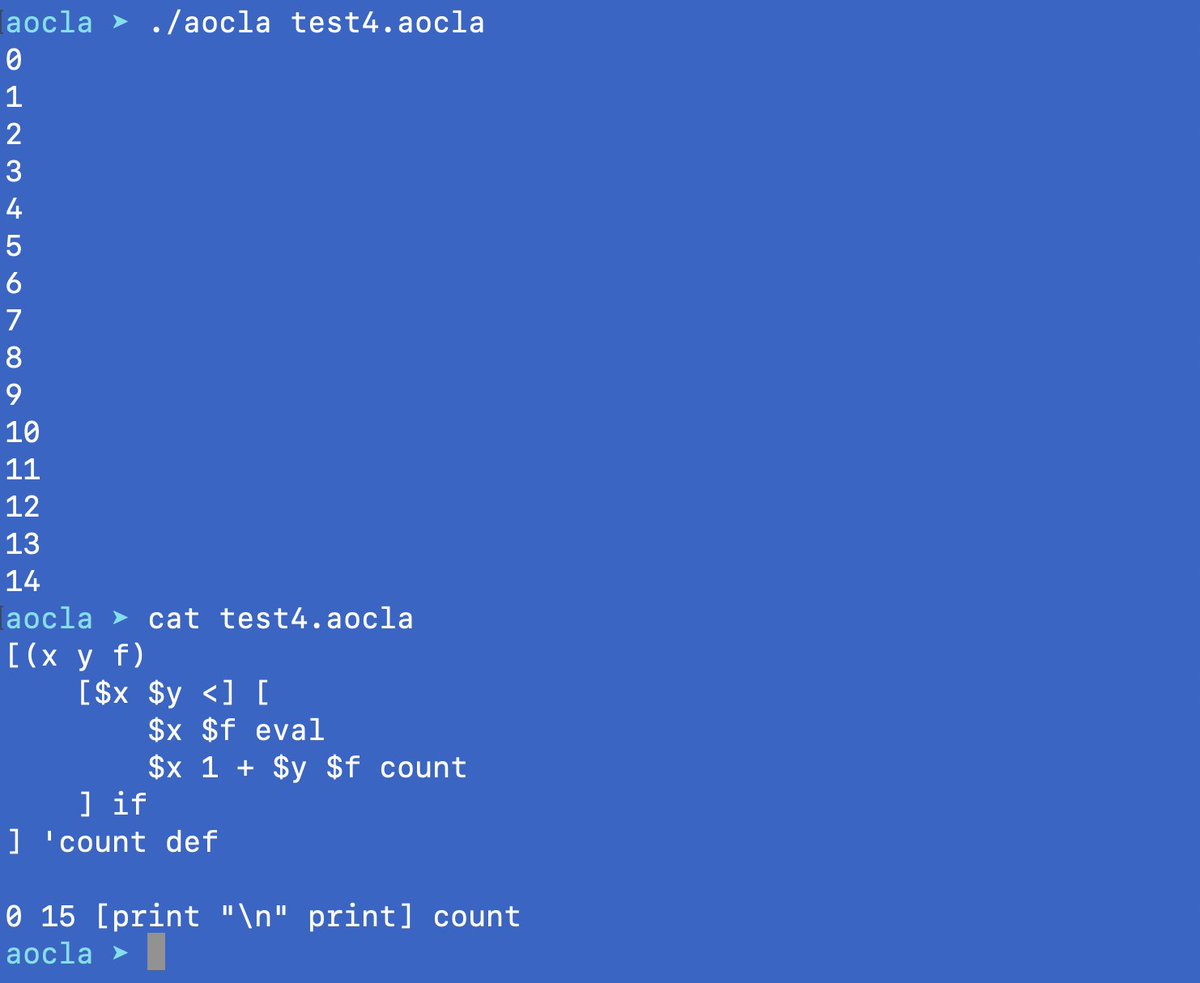 antirez's tweet image. Things becoming more interesting in Aocla land. (Aocla = Advent Of Code inspired LAnguage, since I started modifying the day 13 puzzle to see where it would bring). #AdventOfCode2022