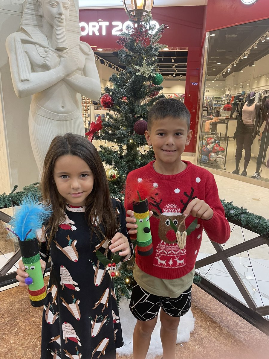 Great experience this morning meeting Santa followed by Christmas crafts <a href="/WafiCityDubai/">WAFICity</a> #Christmas