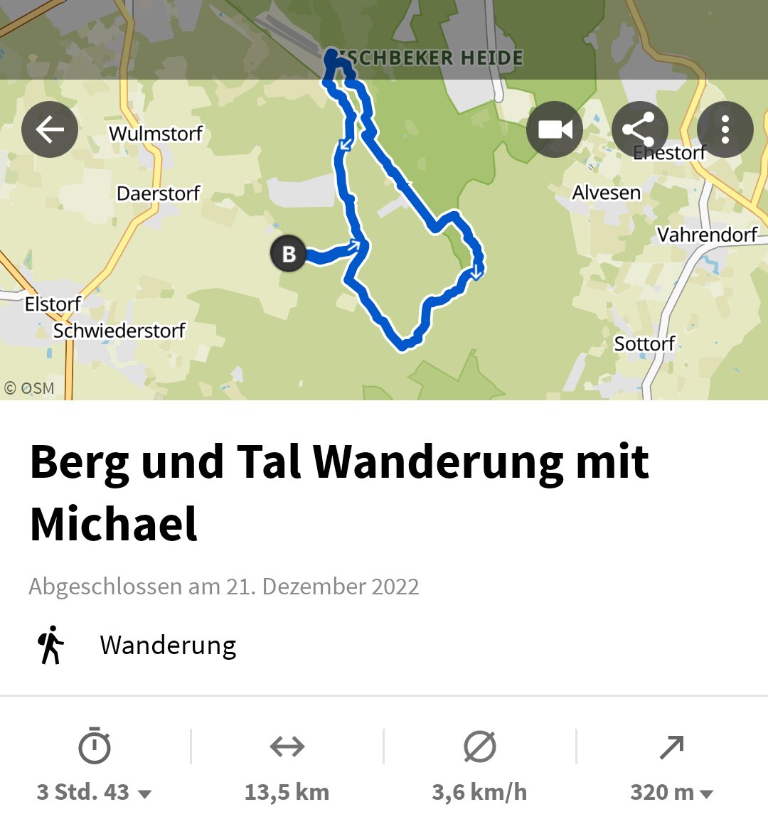 mickoester's tweet photo. Schöne Geocaching Wanderung. Den freien Tag gut genutzt... Für Norddeutschland ganz schön viel hoch und runter. Hat aber Spaß gemacht. Neben den einen Haupt-Multi sind noch 6 andere Caches gefunden wurden. 😊

#geocaching #Wanderung https://t.co/Gw4gD1gUeM
