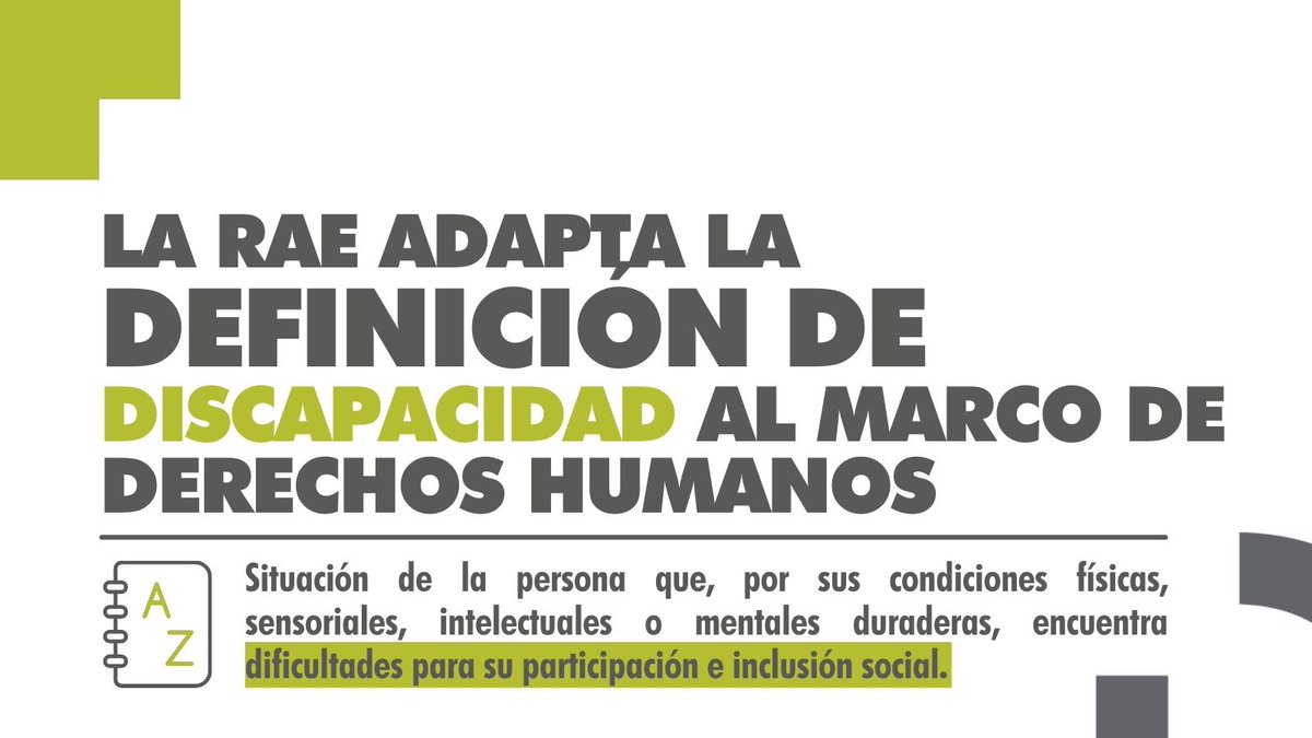 Real Patronato sobre Discapacidad y D. G. tweet media